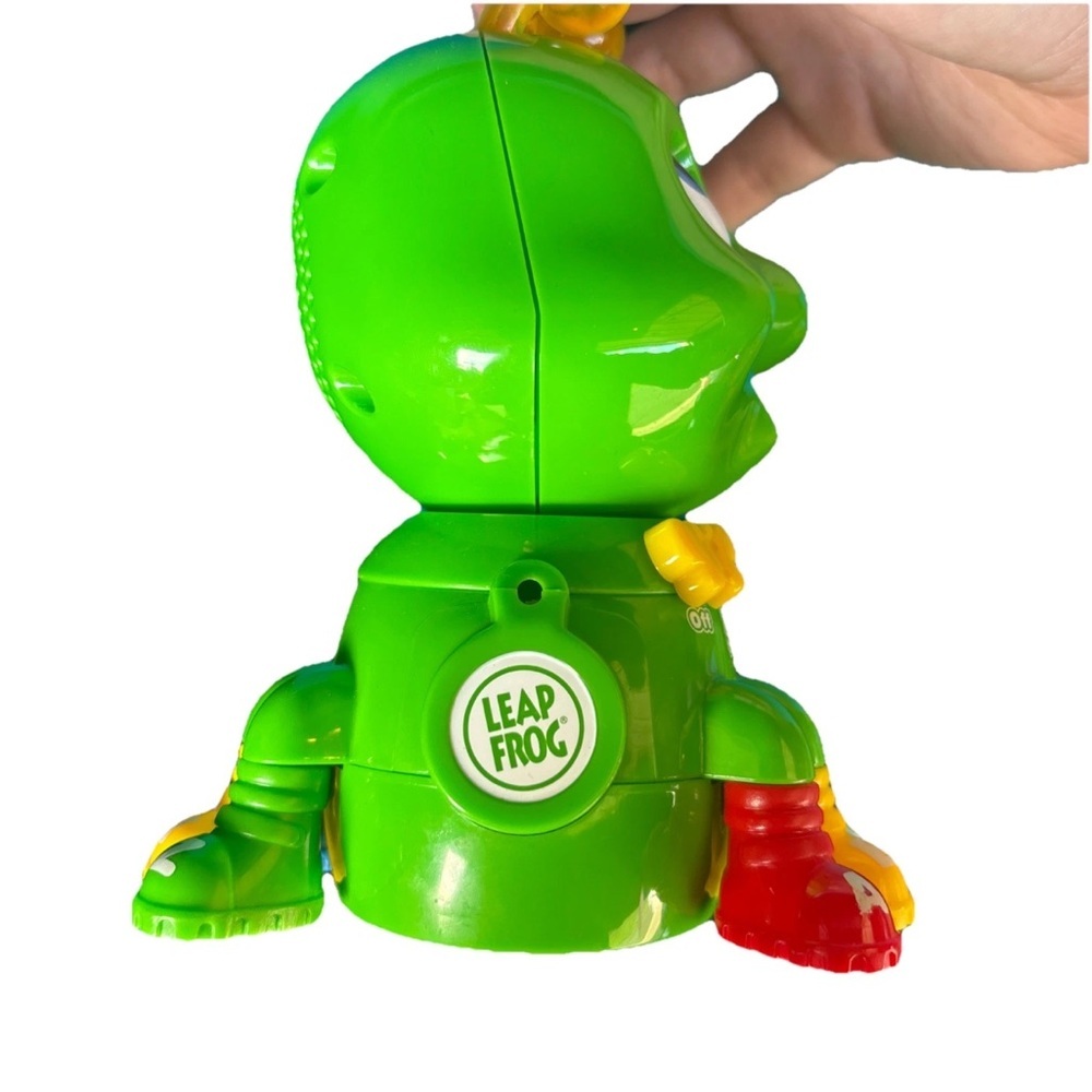 Leap Frog Alphabet Pal Vintage 2001 Green Caterpillar Letter Sounds Pull Toy - Picture 5 of 7
